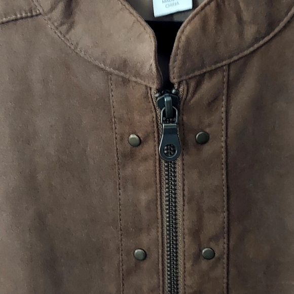 C J Banks Brown/Tan Vest - Picture 3 of 8